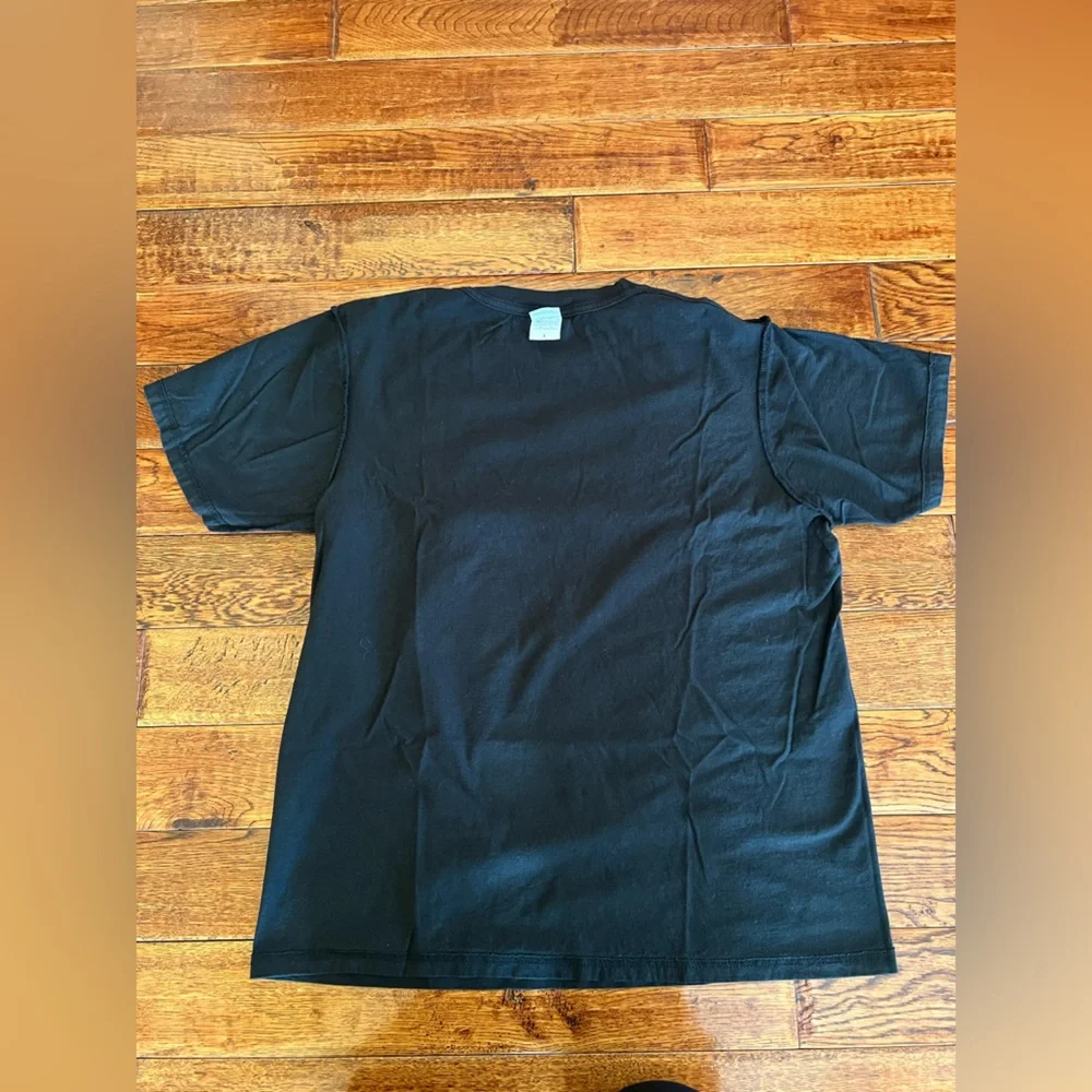 Japan Samurai Graphic T-Shirt Short Sleeves Unisex Black Size L